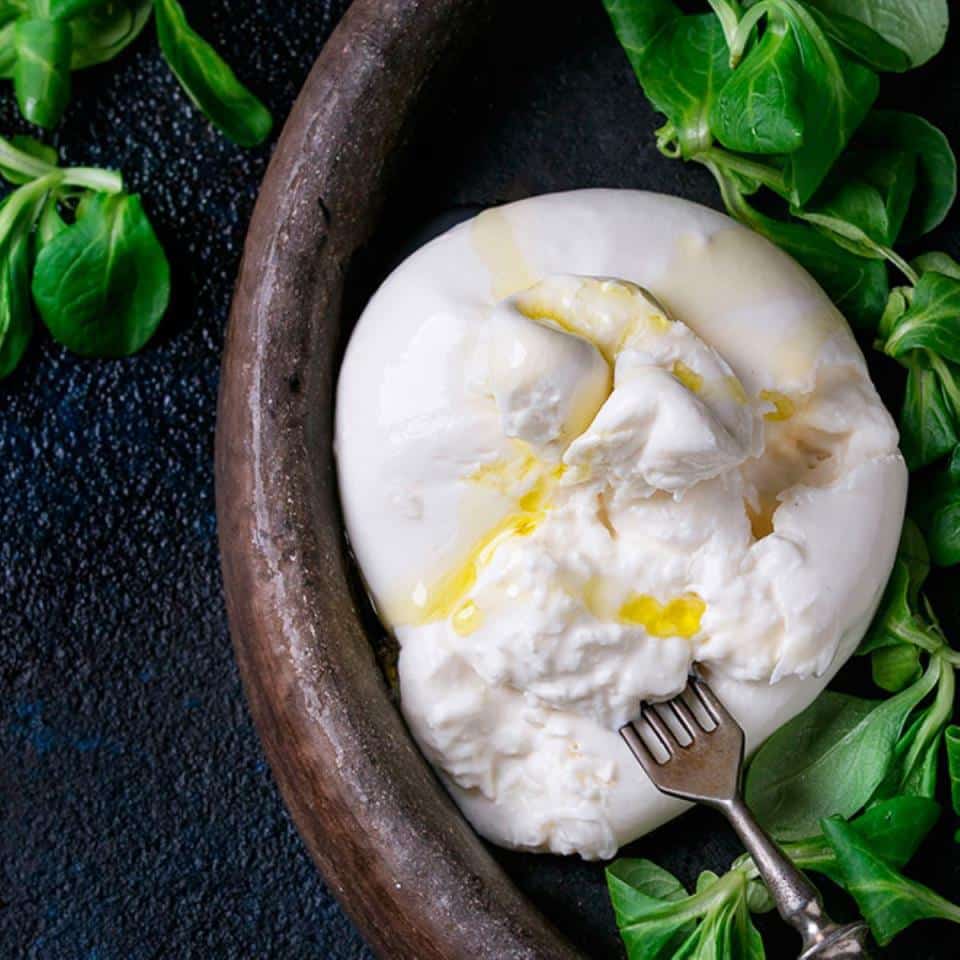 BURRATA IN FOGLIA 300 Gr