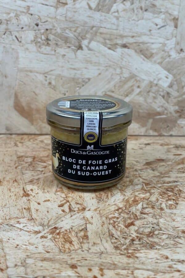 Bloc de foie gras de canard du Sud-Ouest 90g